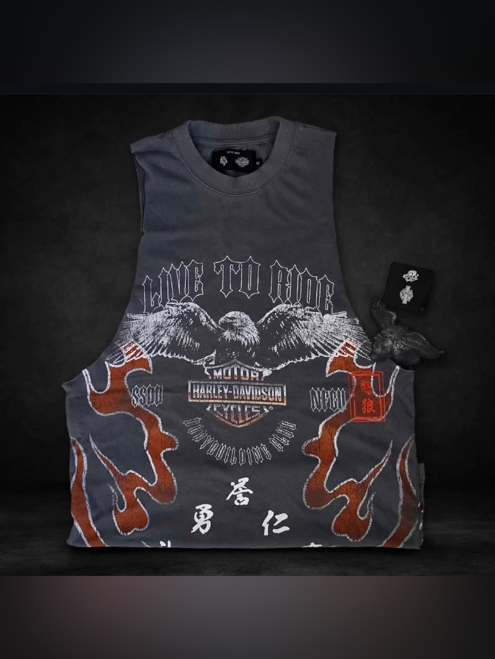 Darc Sport × Harley-Davidson - Bushido Drop Sleeveless Tank / Premium Vintage-M